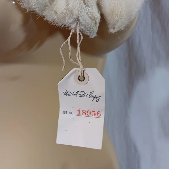 Marshall Field & Co Vintage Womens Cream Kobi Mink Collar Pin On Attachable - Picture 4 of 16